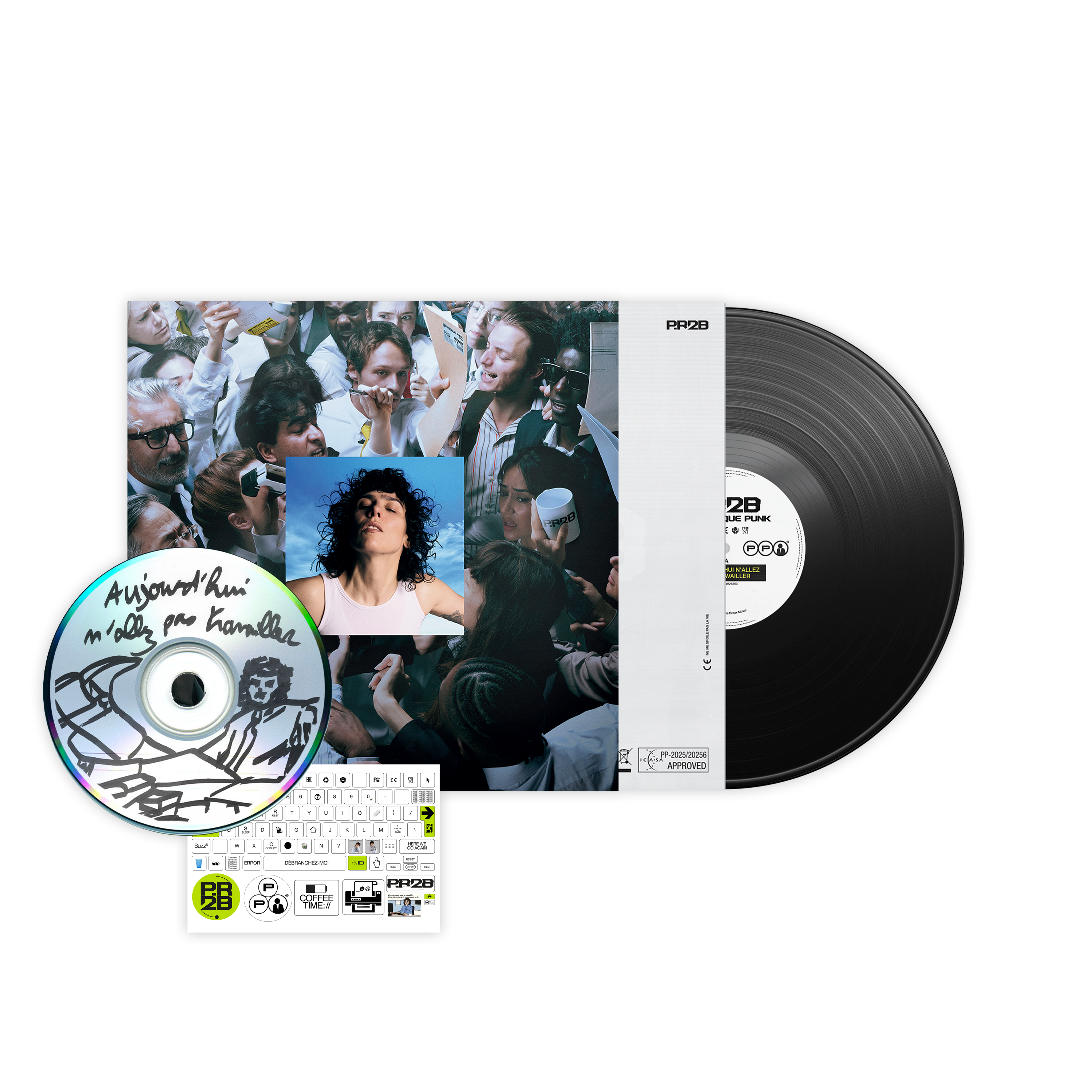 Presque Pack, Vinyle et CD exclusif du nouvel album Presque Punk de P.R2B, sortie le 5 décembre 2025